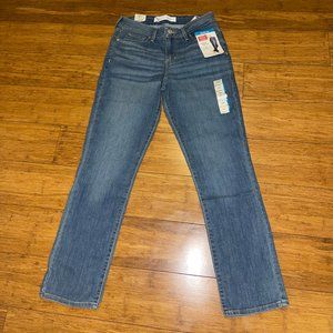 Levi Strauss Jeans Mid Rise Boot Cut Stretch Medium Wash WOMENS SIZE 6M W28 L30